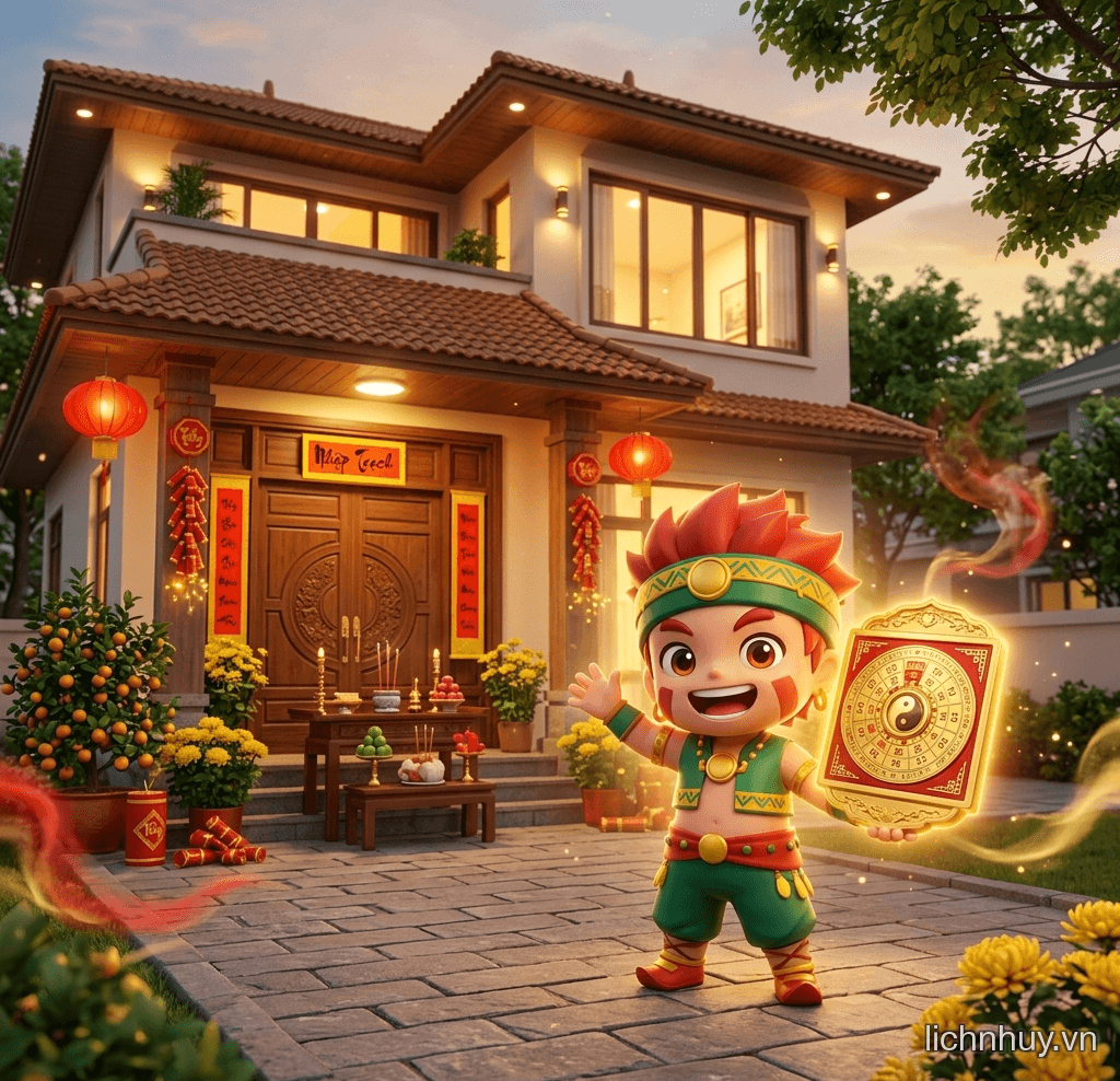 Xem Ngày Nhập Trạch 2026: Chọn Ngày Tốt Chuyển Nhà Đắc Lộc