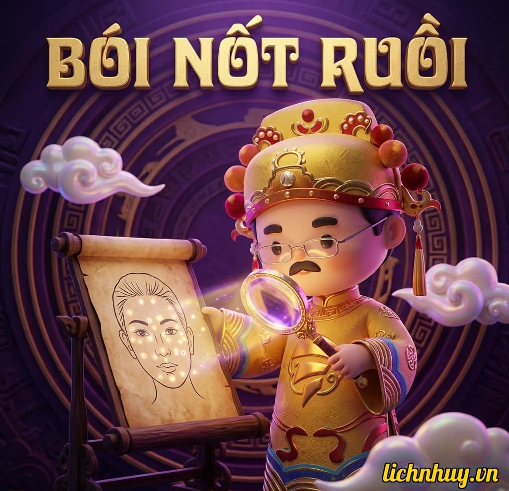 Xem Bói Nốt Ruồi Trên Khuôn Mặt: Giải Mã 99 Vị Trí Phú Quý