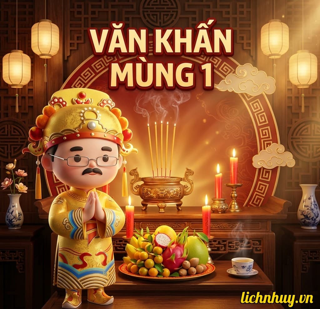 Văn Khấn Mùng 1 Và Ngày Rằm Chuẩn Xác Nhất Năm 2026