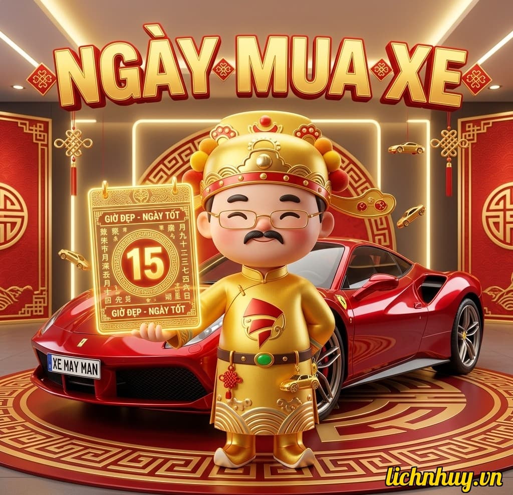 Xem Ngày Mua Xe 2026 Bính Ngọ: Chọn Giờ Hoàng Đạo