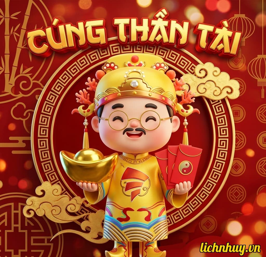 Cúng Thần Tài Mùng 10 Hàng Tháng 2026: Lễ Vật & Văn Khấn