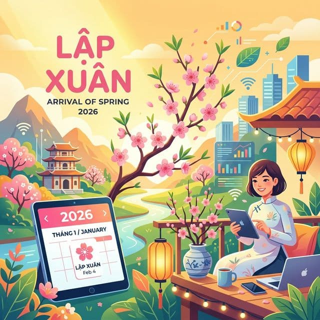 Tiết Lập Xuân 2026 Là Ngày Nào? Hướng Xuất Hành Rước Lộc